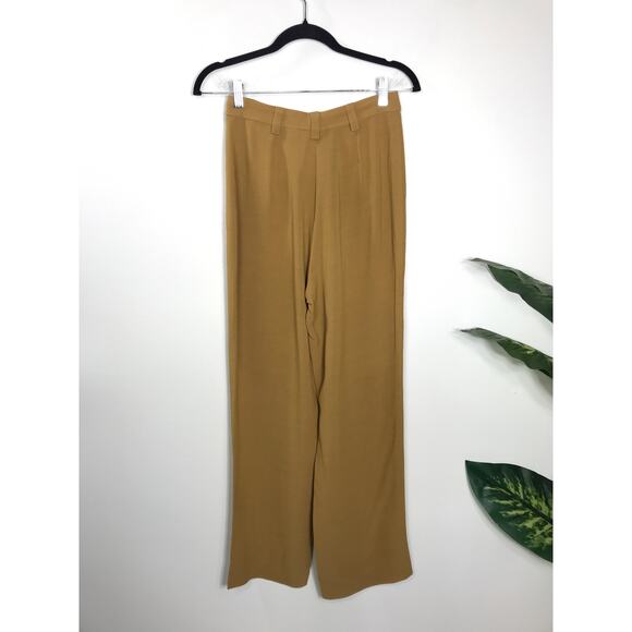 Gianni Versace Couture VTG Women's 42/8 Pants Gold Designer Chic Professional - Picture 3 of 8